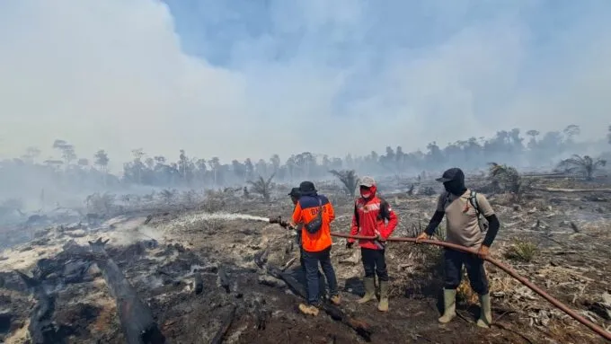 17 Hektare Lahan di Nagan Raya Terbakar
