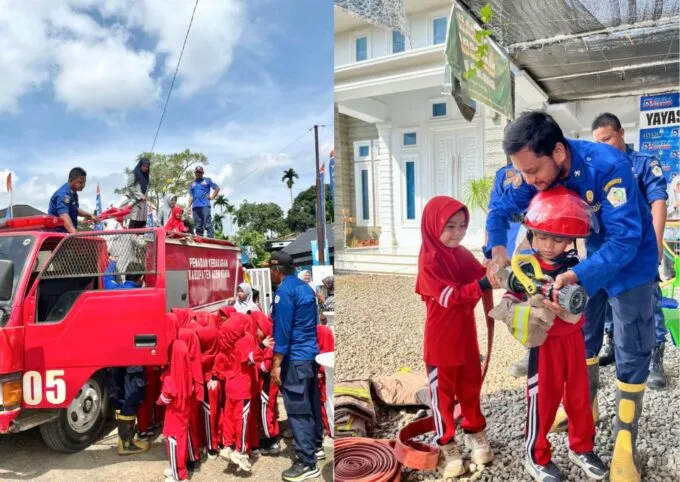 Edukasi Siaga Api untuk Anak TK di Aceh Utara