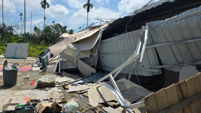 58 Huntara di Aceh Utara Rusak Akibat Angin Kencang