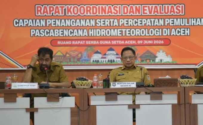 Di Hadapan Mendagri, Mualem Minta Percepatan Pemulihan Sawah dan Infrastruktur