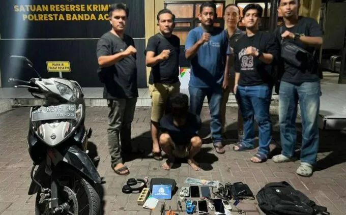 Residivis Pembobol Rumah Dibekuk Polisi, 6 Handphone dan BPKB Motor Diamankan