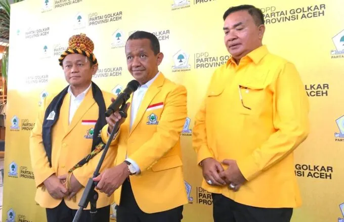 Golkar Aceh Minta Bahlil Kawal Revisi UUPA, Usulkan Dana Otsus Kembali Naik