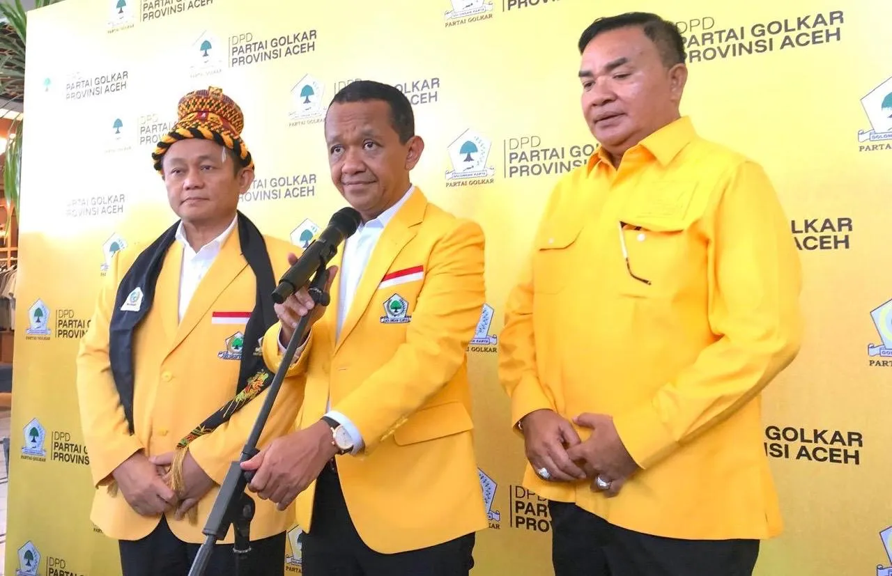 Golkar Aceh Minta Bahlil Kawal Revisi UUPA, Usulkan Dana Otsus Kembali Naik