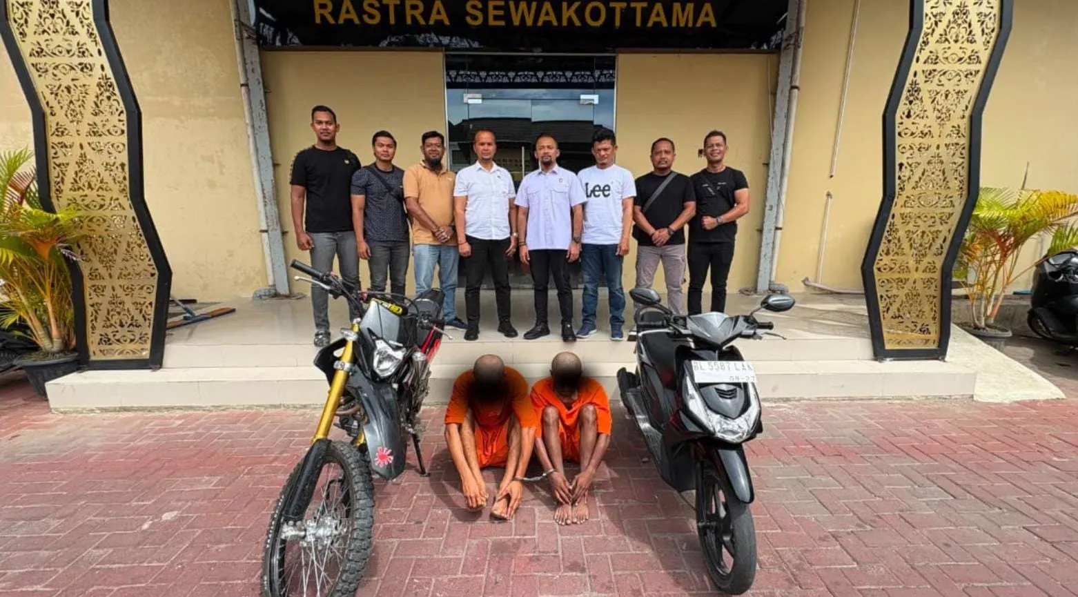 Dua Terduga Pelaku Curanmor di Banda Aceh di Bekuk Tim Rimueng Koetaradja