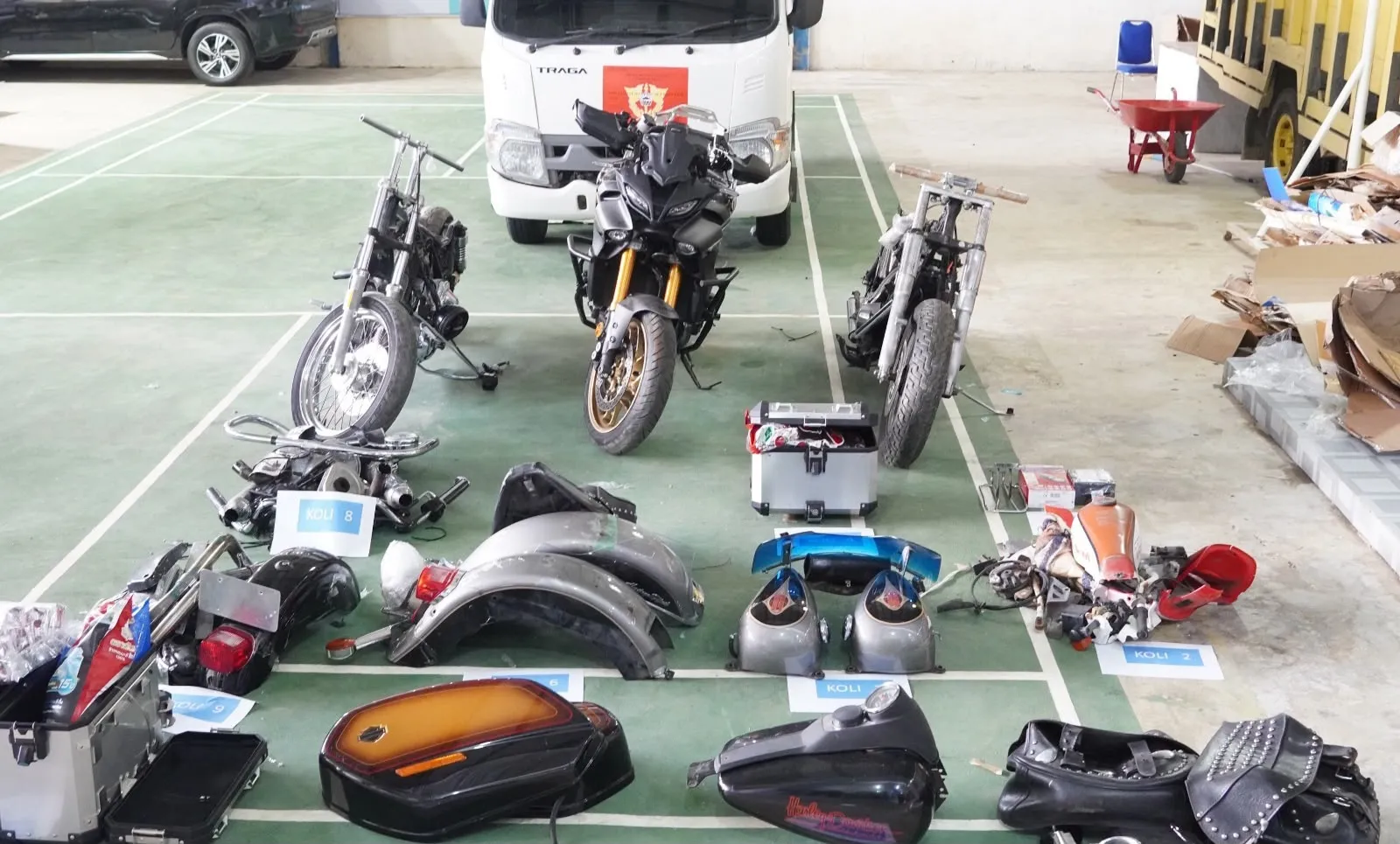 Kejar hingga Tol Sumut, Bea Cukai Gagalkan Penyelundupan 3 Moge Ilegal Senilai Rp1,8 Miliar