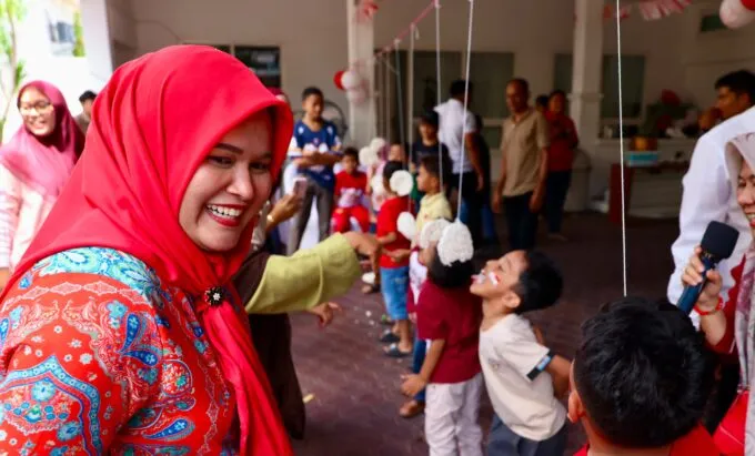Lomba Tujuh Belasan di Rumah, Istri Wagub Aceh Turut Jadi Panitia