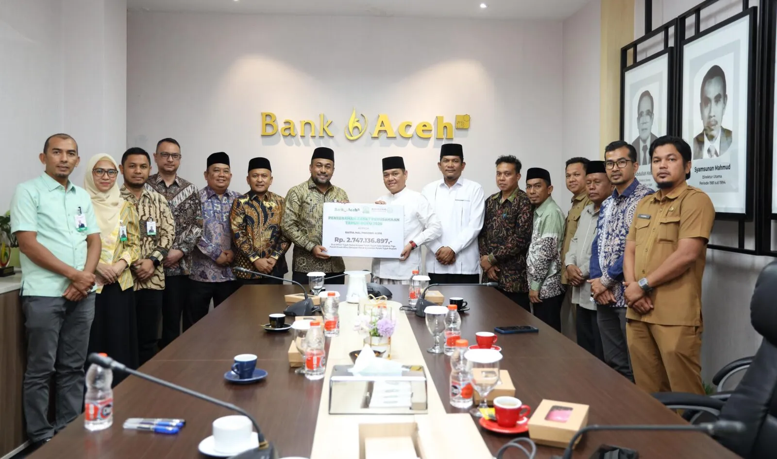 Bank Aceh Salurkan Zakat Rp11,94 Miliar, Baitul Mal Sebut Sebagai Muzaki Terbesar