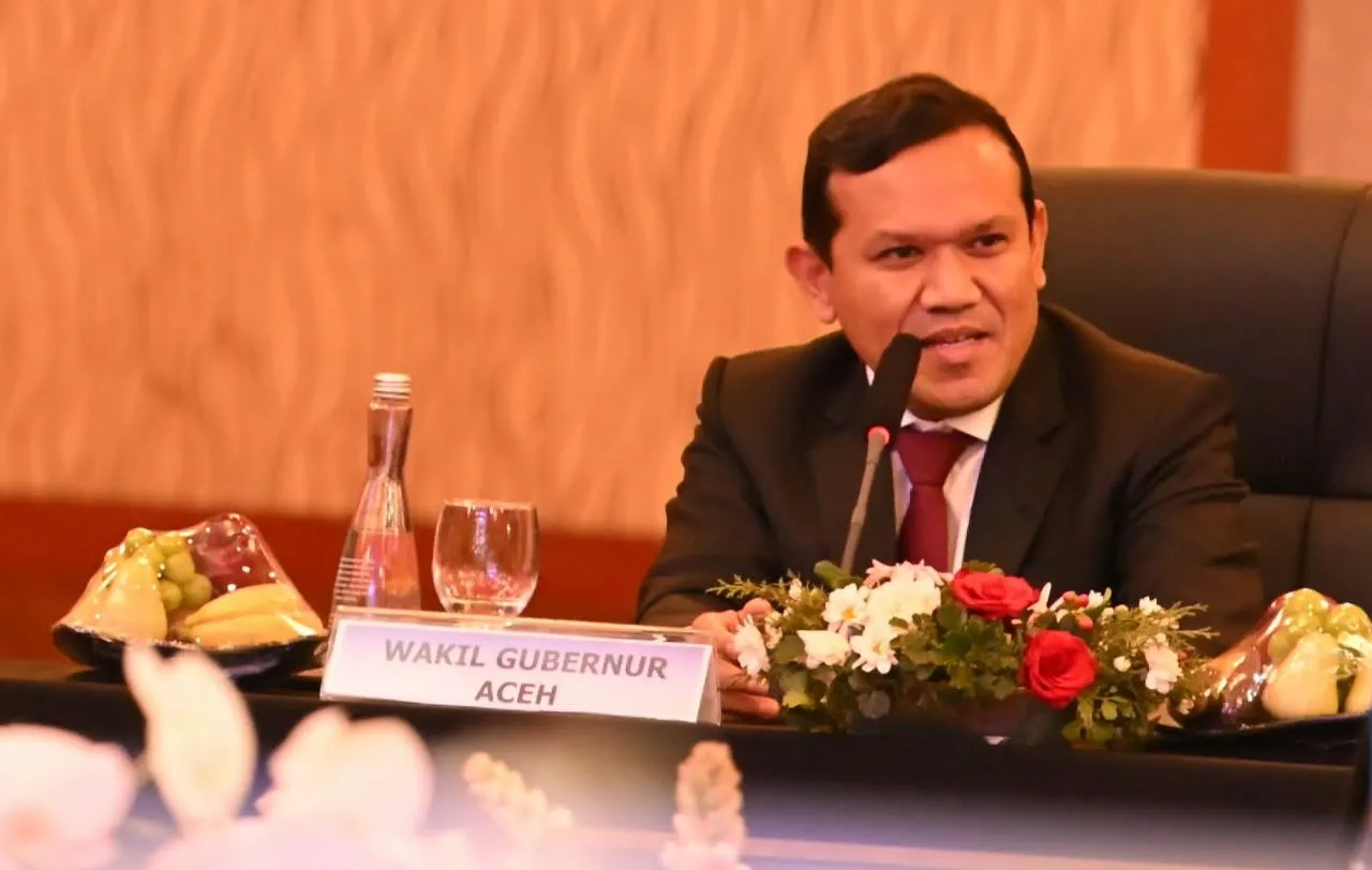 Wagub Aceh Hadiri Rakorgub Se-Sumatera, Dorong Sumatera Jadi Satu Kekuatan Ekonomi