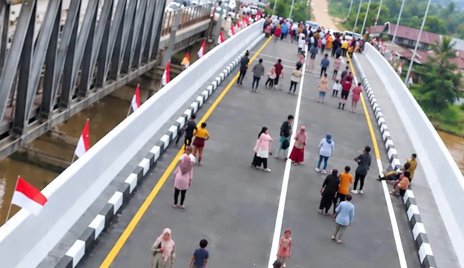 Jembatan Krung Tingkem Kuta Blang Mulai Beroperasi, Pemerintah Aceh Beri Apresiasi