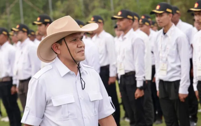Dek Fadh Buka Diklat Laskar Gerindra Aceh