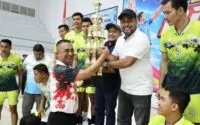 Tim Voli Bank Aceh Juarai Open Turnamen Bola Voli HUT TNI ke-81