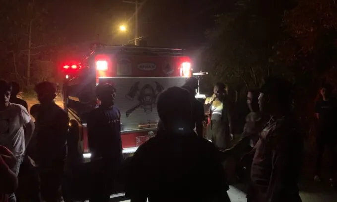 Satu Unit Rumah Kayu Terbakar di Indrapuri
